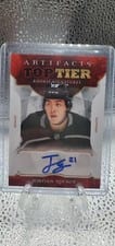2022-23 Upper Deck Artifacts Top Tier Rookie Signatures Jordan Spence #TTR-JS card
