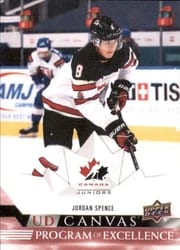 2022-23 Upper Deck UD Canvas Jordan Spence #C261 card