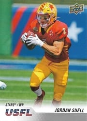 2023 Upper Deck USFL Base Set Jordan Suell #22 card