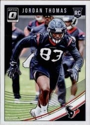 2018 Donruss Optic Base Set Jordan Thomas #102 card