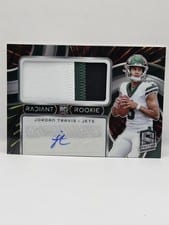 2024 Panini Spectra Radiant Rookie Patch Signatures Jordan Travis #RRP-JTS card
