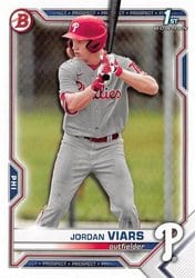 2021 Bowman Draft Base Set Jordan Viars #BD-132 card