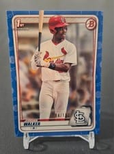 2020 Bowman Draft Jordan Walker Blue #BD-57 card
