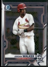2021 Bowman Chrome Prospects Jordan Walker #BCP-146 card