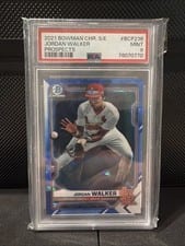 2021 Bowman Chrome Sapphire Prospects Jordan Walker #BCP-236 card