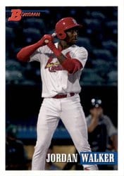 2021 Bowman Heritage Base Set Jordan Walker #153 card