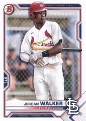 2021 Bowman Prospects Jordan Walker #BP-146 card