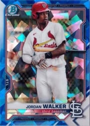 2021 Bowman Sapphire Edition Base Set Jordan Walker #BCP-146 card