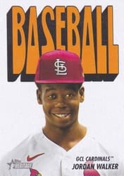 2021 Topps Heritage Minor League 1972 Topps Pack Cover Cards Jordan Walker #72TPCC-7 card
