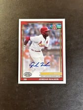 2021 Topps Pro Debut Autographs Jordan Walker #PD-169 card