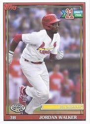 2021 Topps Pro Debut Base Set Jordan Walker #PD-169 card