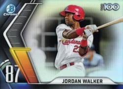 2022 Bowman Scouts' Top 100 Jordan Walker #BTP-87 card