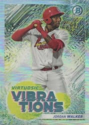 2022 Bowman Virtuosic Vibrations Jordan Walker #VV-13 card