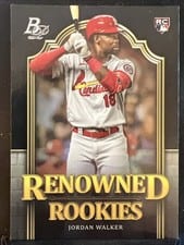 2023 Bowman Platinum Renowned Rookies Autographs Jordan Walker #RR-19 card