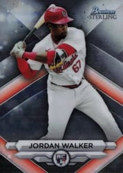 2023 Bowman Sterling Base Set Jordan Walker #BSR-22 card