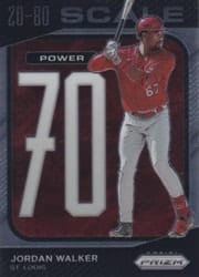 2023 Panini Prizm 20-80 Scale Jordan Walker #SC13 card