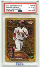 2023 Topps Chrome Radiating Rookies Jordan Walker #RR-13 card