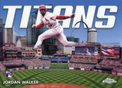 2023 Topps Chrome Update Titans Jordan Walker #CT-15 card