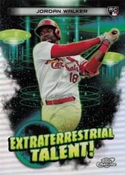 2023 Topps Cosmic Chrome Extraterrestrial Talent Jordan Walker #ET-20 card