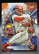 2023 Topps Finest Jordan Walker Refractor #60 card