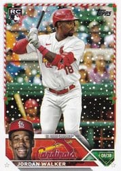 2023 Topps Holiday Base Set Jordan Walker #H154 card