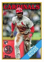 2023 Topps Update 1988 Topps Baseball Jordan Walker #88US-49 card