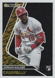 2023 Topps Update Black Gold Jordan Walker #BG-29 card