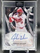 2024 Topps Chrome Black Super Futures Autographs Jordan Walker #SFA-JWA card