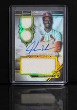 2024 Topps Triple Threads Future Phenoms Autographed Relics Jordan Walker #FPAR-JW card