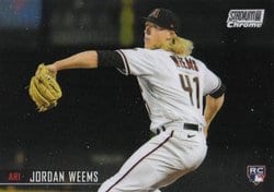 2021 Stadium Club Chrome Base Set Jordan Weems #312 card
