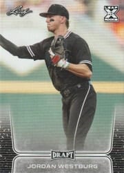 2020 Leaf Draft Base Set Jordan Westburg #47 card