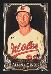 2024 Topps Allen & Ginter X Base Set Jordan Westburg #33 card