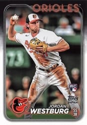 2024 Topps Japan Edition Base Set Jordan Westburg #105 card