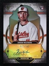 2024 Topps Triple Threads Rookie Autograph Jordan Westburg #RA-WEST card