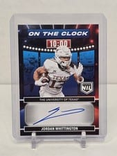 2024 Panini Prestige On the Clock Signatures Jordan Whittington #OTC-JWN card
