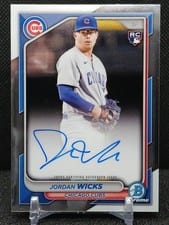 2024 Bowman Chrome Rookie Autographs Jordan Wicks #CRA-JWI card