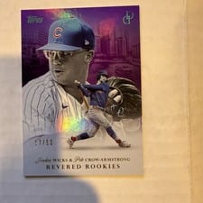 Jordan Wicks / Pete Crow-Armstrong 2024 Topps Dynamic Duals Revered Rookies card