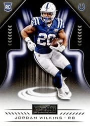 2018 Panini Playbook Base Set Jordan Wilkins #195 card