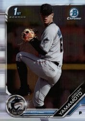 2019 Bowman Chrome Prospects Jordan Yamamoto #BCP-203 card