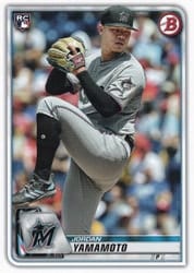 2020 Bowman Base Set Jordan Yamamoto #6 card