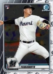 2020 Bowman Chrome Base Set Jordan Yamamoto #24 card