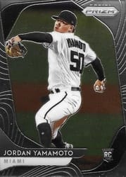 2020 Panini Prizm Base Set Jordan Yamamoto #116 card
