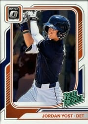 2026 Donruss Optic Jordan Yost #135 card