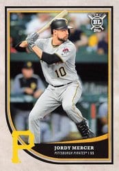 2018 Topps Big League Base Set Jordy Mercer #43 card