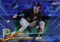 2018 Topps Chrome Sapphire Edition Base Set Jordy Mercer #23 card