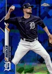 2020 Topps Chrome Update Sapphire Edition Base Set Jordy Mercer #U-231 card