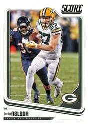2018 Score Base Set Jordy Nelson #115 card