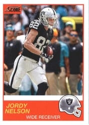 2019 Score Base Set Jordy Nelson #37 card