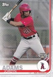 2019 Topps Pro Debut Base Set Jordyn Adams #17 card
