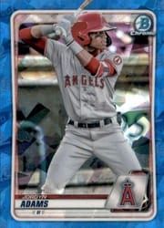 2020 Bowman Sapphire Edition Base Set Jordyn Adams #BCP-15 card